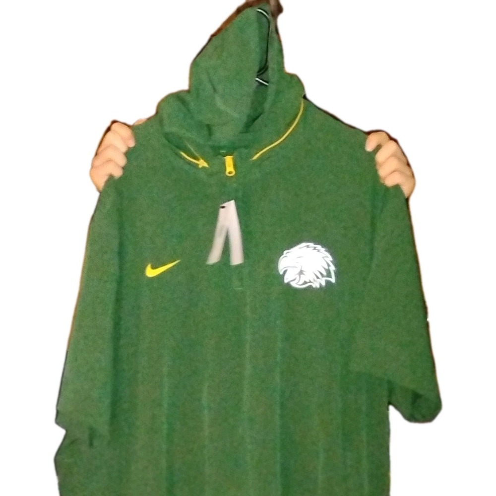 Nike Philadelphia? Eagles Throwback? Mens 4XL Shirt Football Hidden Hood Grn Ylw - Picture 4 of 15